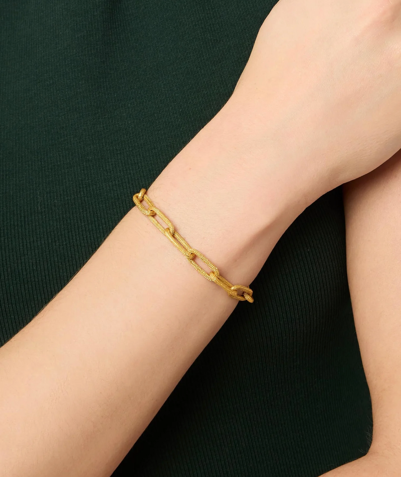 Cheval Paperclip Link Bracelet-Gold