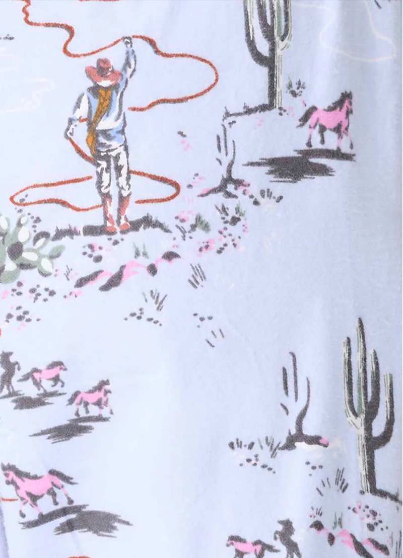 Blue Whisper PJ Set Flannels