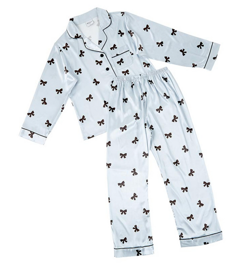 Long Sleeve Bow PJ Set