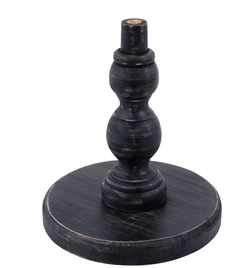 Black Wood Base for Toppers