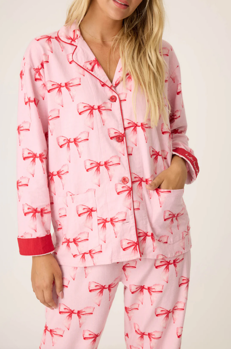 Candy Pink Flannels PJ Set