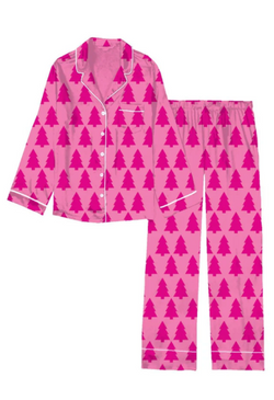 Dreaming of a Pink Christmas Pajama Set