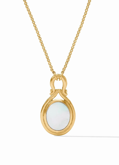 Saratoga Delicate Necklace-Mother of Pearl