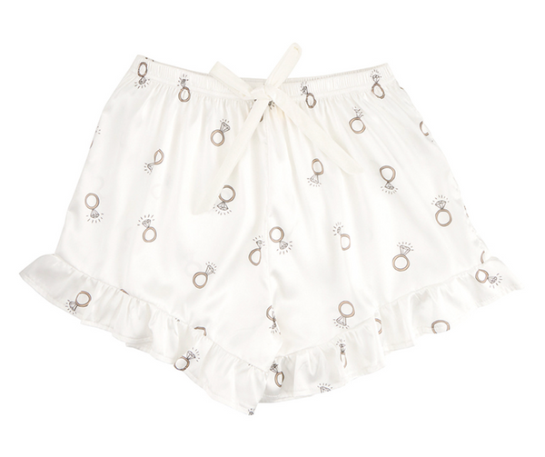 White Rings Pajama Set
