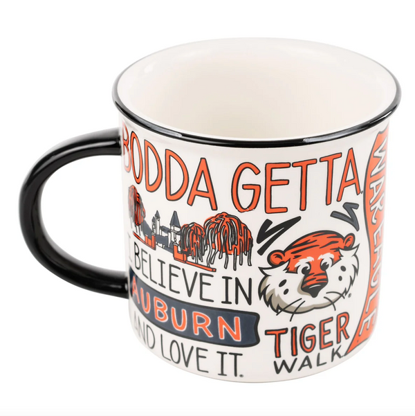 Auburn Collage Campfire Mug
