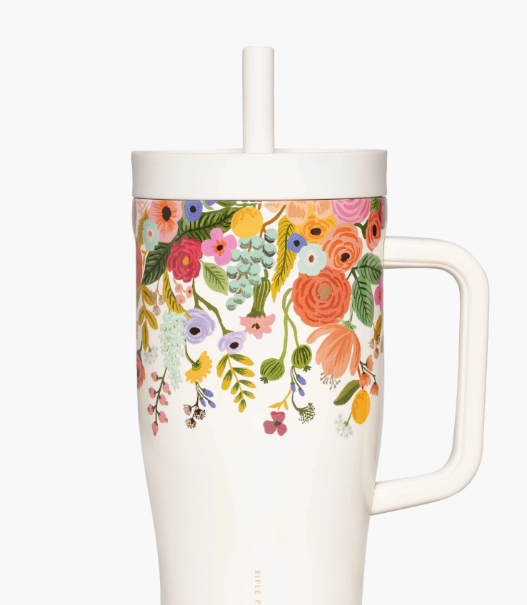 Cruiser - 22oz Rifle Paper - Garden Party Cream