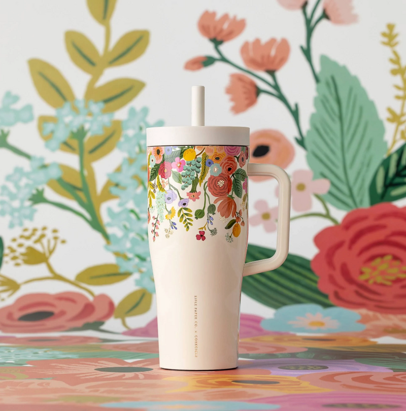 Cruiser - 22oz Rifle Paper - Garden Party Cream