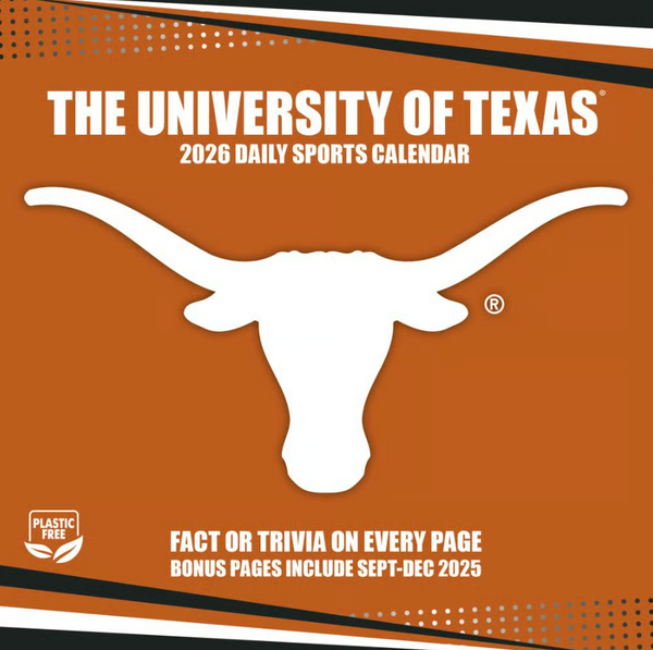 TEXAS LONGHORNS 2026 BOX CALENDAR