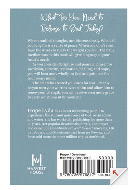 ONE-MINUTE PRAYERS TO UNWIND A WORRIED MIND