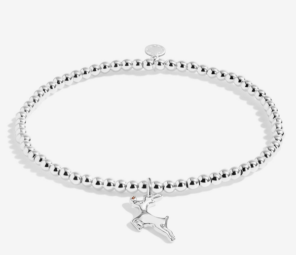 LOVE FROM SANTA | RUDOLPH THE REINDEER | Silver Plated | Bracelet