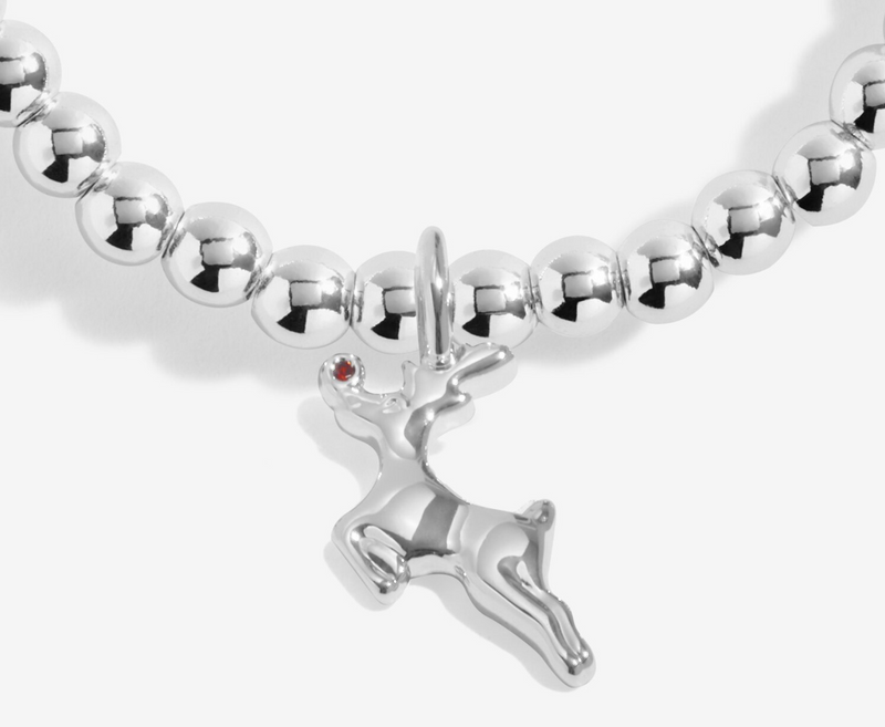 LOVE FROM SANTA | RUDOLPH THE REINDEER | Silver Plated | Bracelet
