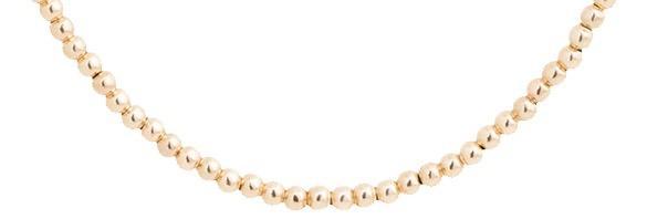 15" Choker Classic Gold 2mm Bead