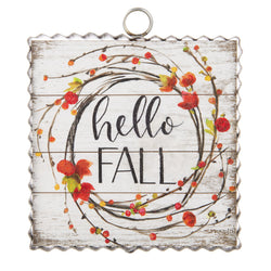 Mini Gallery 'Hello Fall" Wreath