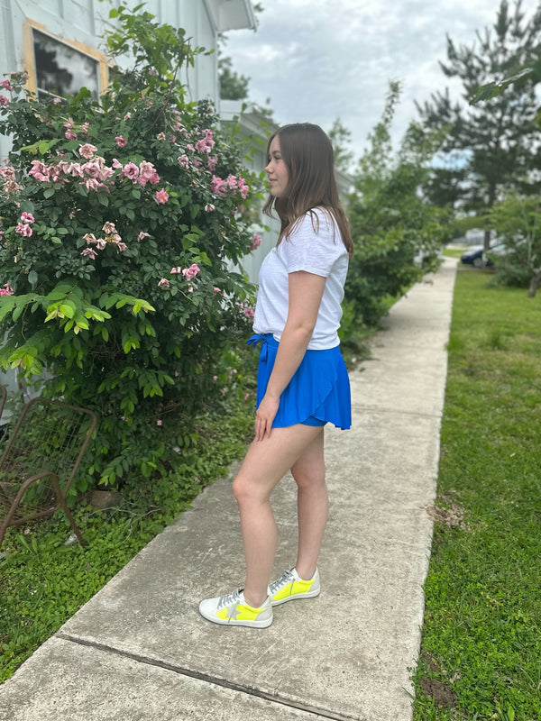 Baseline Tennis Skirt Blue