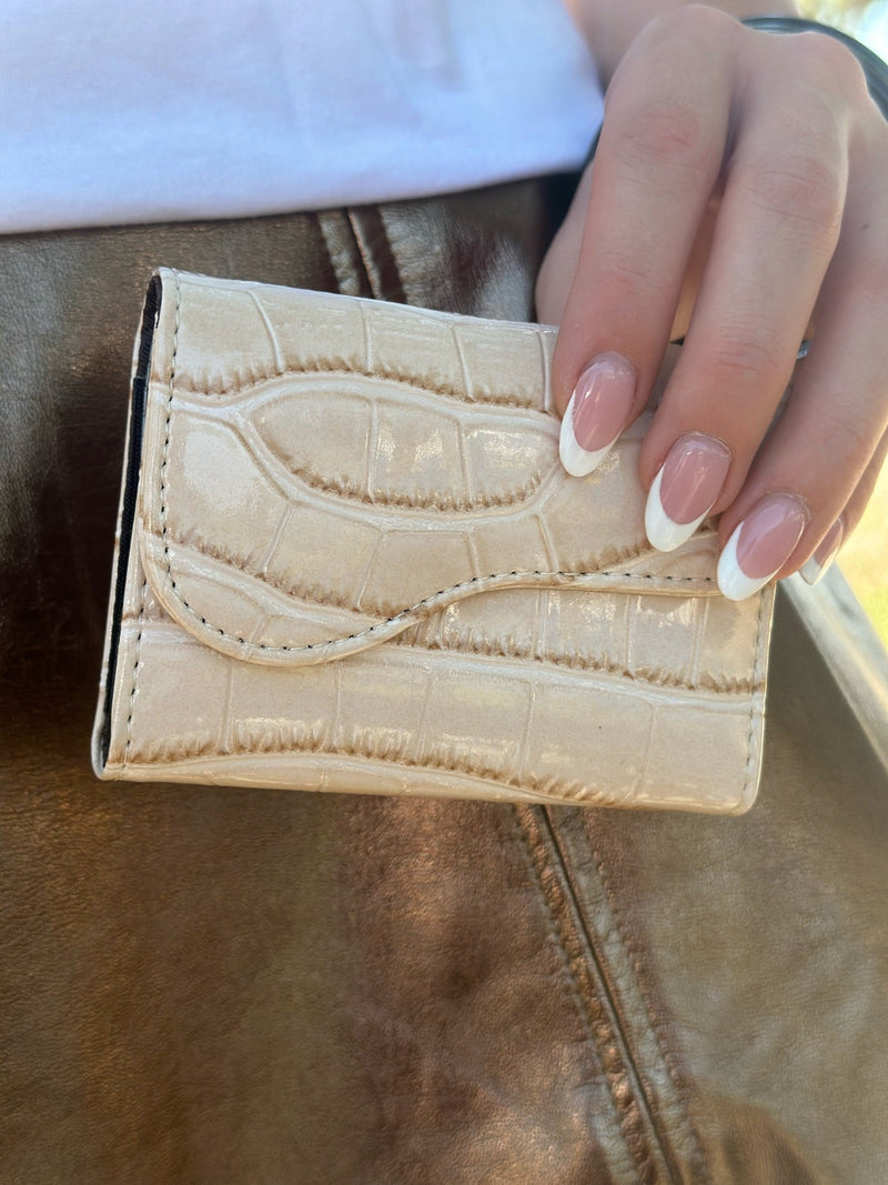 Small Card Holder Camel