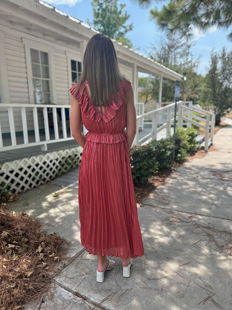 Kinsley Copper Maxi Dress