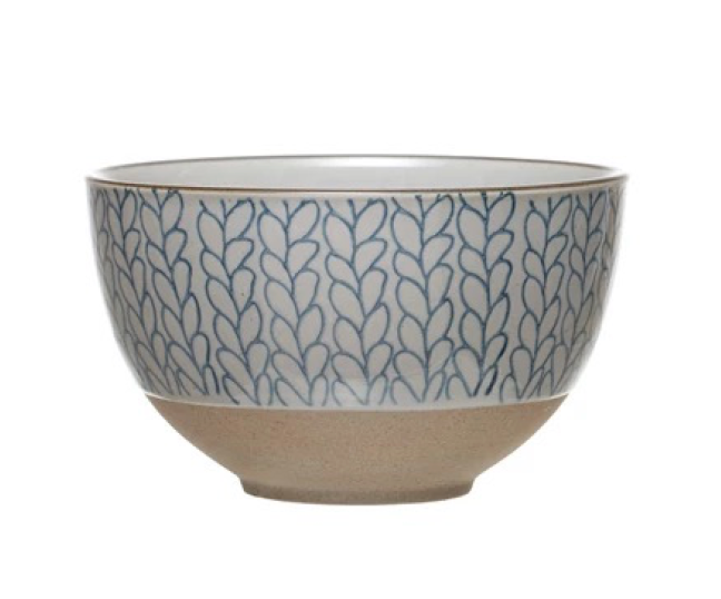 Round Stoneware Bowl Pattern