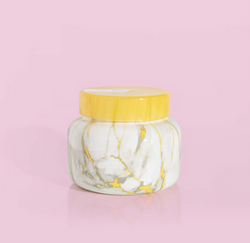 Pineapple Flower Modern Marble Jar Candle