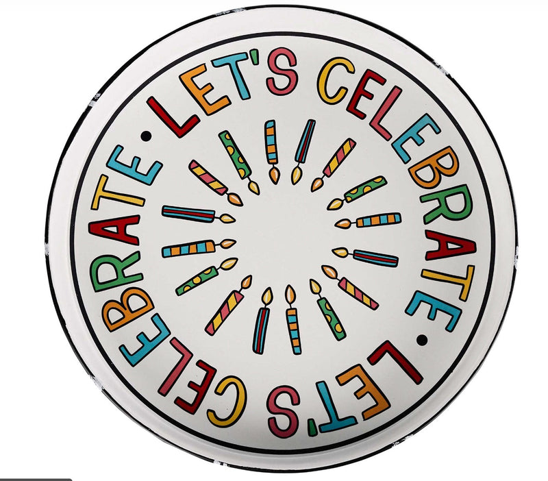 Let's Celebrate Cake Stand