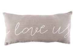 I Love Us Pillow