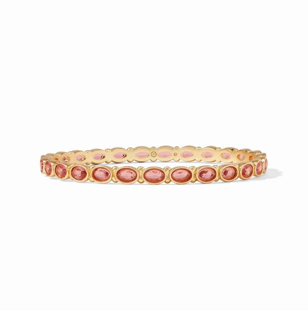 Mykonos Bangle Gold Clear Coral