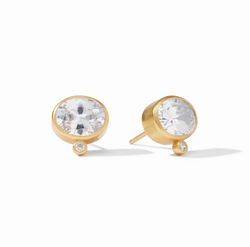 Antonia Stud Gold Cubic Zirconia