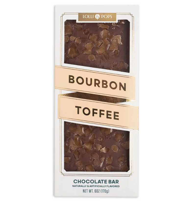 Topped Bar Bourbon Toffee