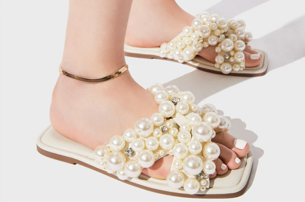 Duri Ivory Pearl Sandal