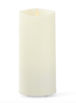 3.75x9 Inch Ivory Outdoor Pillar Luminara Candle