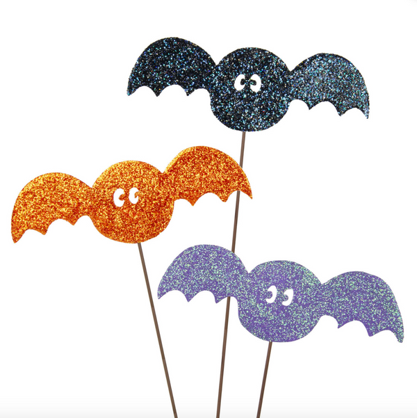 All Glitter Bats Set of 3