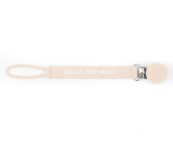 Smiles for Miles Pacifier Clip