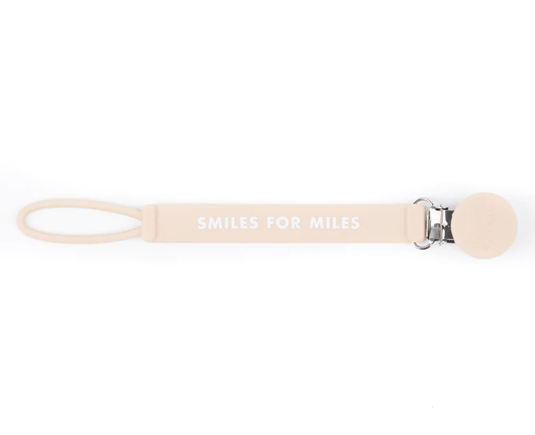 Smiles for Miles Pacifier Clip