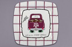 Texas A&M 11 Truck Square Plate