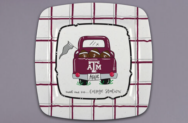 Texas A&M 11 Truck Square Plate