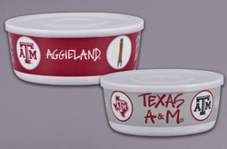 Texas A&M Melamine 2 Condiment Set