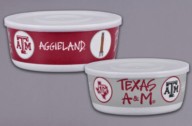 Texas A&M Melamine 2 Condiment Set