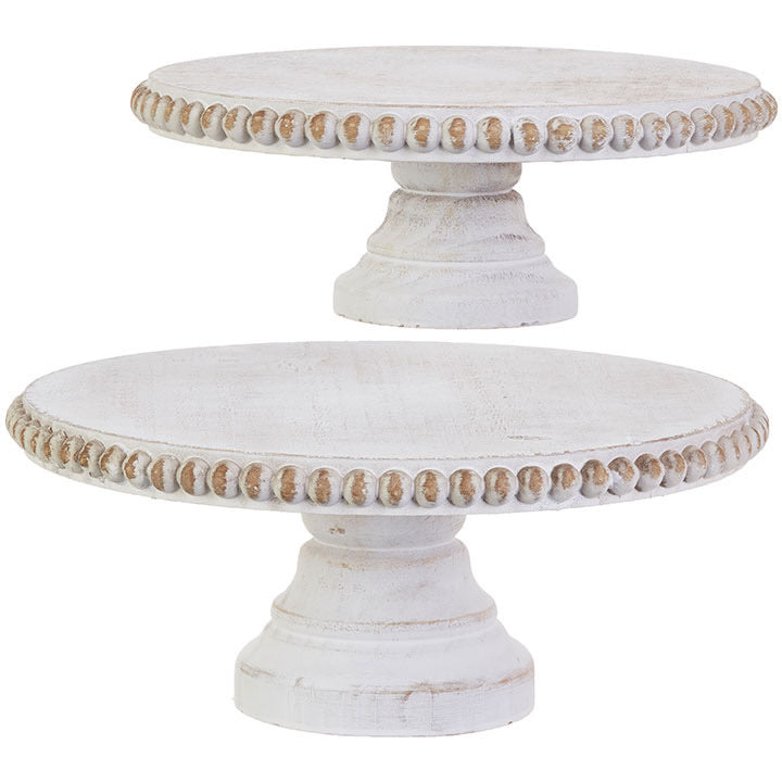 12.5" Distressed Cake Stand