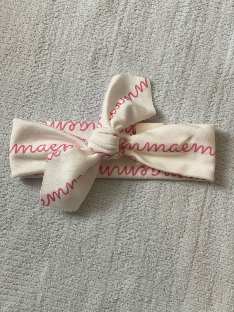 Emma Organic Personalized Knotted Headwrap