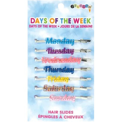 Days of the Week Hair Pins