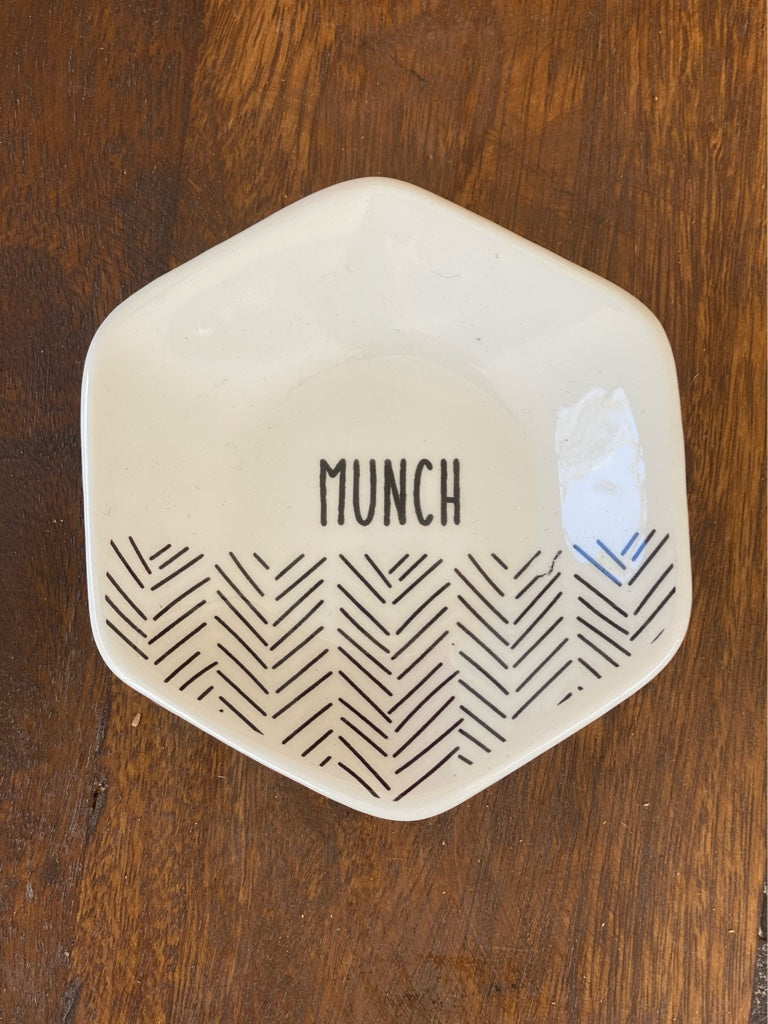 Ceramic Snack Plate Munch