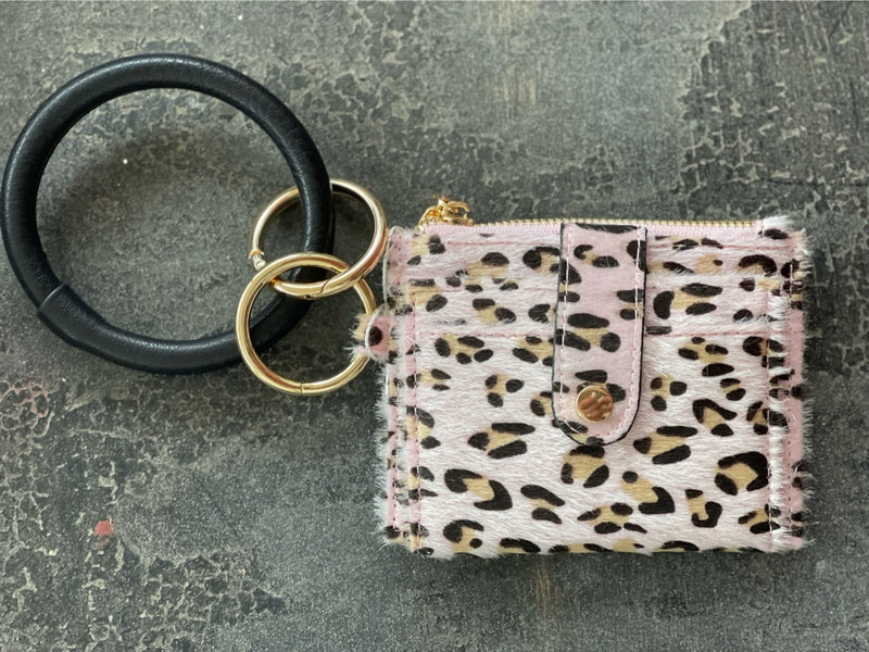 Sam Wallet Leopard Pink with Bangle