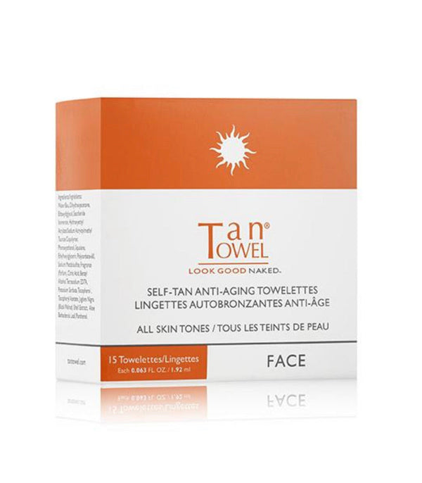 Face Tan Anti-aging Towelette-15pack