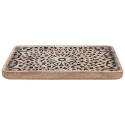 Carved Mangowood Tray