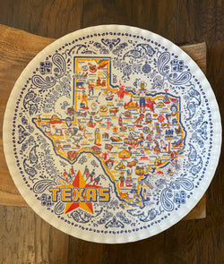 Texas "Paper" Platter Melamine