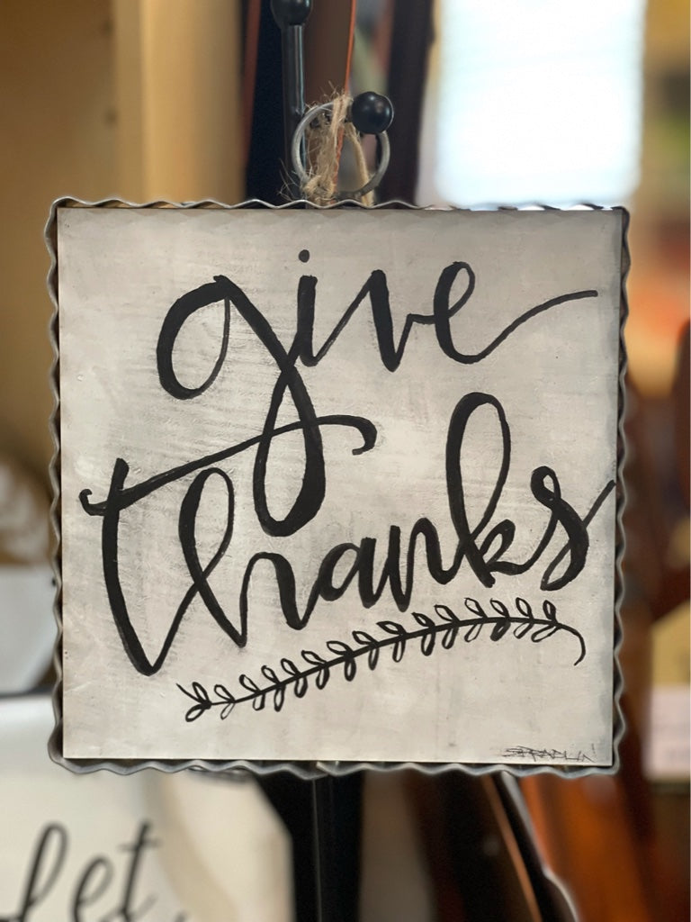 Mini Gallery "give thanks"