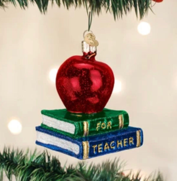 Teacher's Apple Ornament