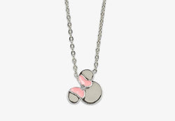Minnie Pendant Necklace Silver