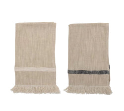 Set of 2 Woven Cotton