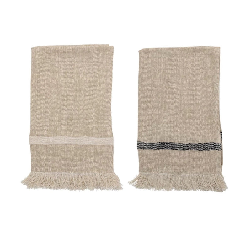 Set of 2 Woven Cotton