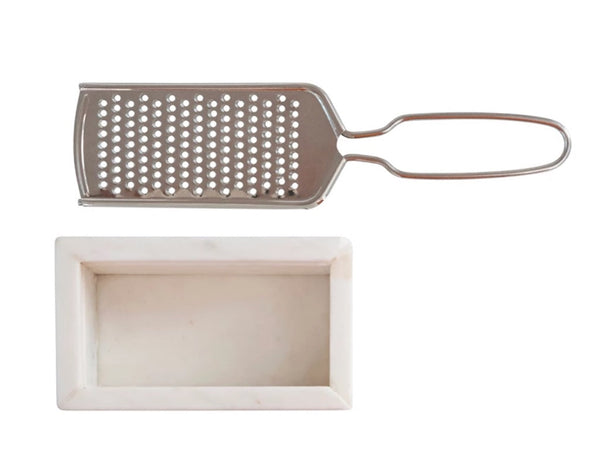 Marble & Stainless Steel Grater